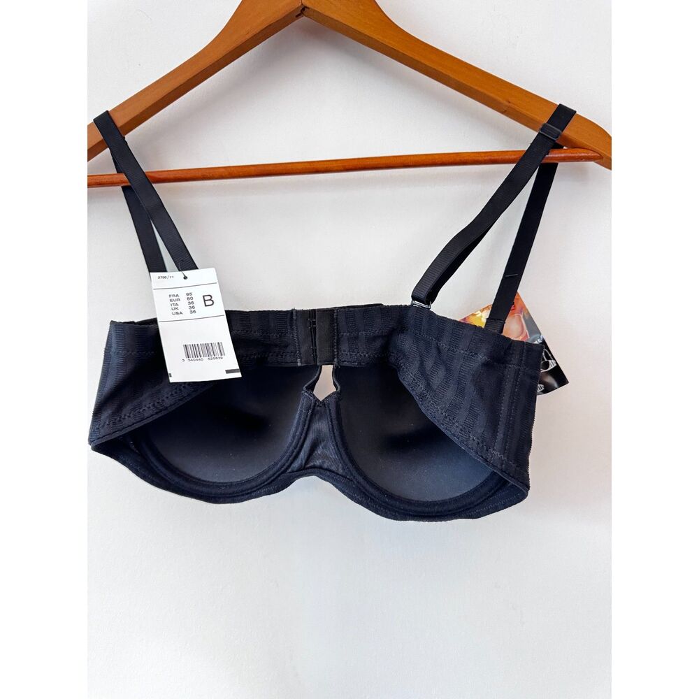 Chantelle Set of 2 Multi-Position Push-Up Bras Black/Beige 36B - Picture 3 of 8